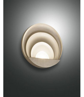 Sunrise Integrated LED Wall Light Gold Matt Glass-1
