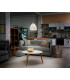 Duchessa Dome Pendant Ceiling Lights White Glass E27-2