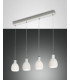 Marina Straight Bar Pendant Ceiling Light White Glass E27-1