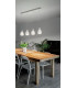 Marina Straight Bar Pendant Ceiling Light White Glass E27-2