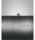 Arabella LED Cluster Pendant Ceiling Light Transparent Grey Glass-1