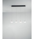 Arabella LED Straight Bar Pendant Ceiling Light White Glass-2