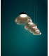 Arabella LED Straight Bar Pendant Ceiling Light Amber Glass-3