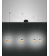 Arabella LED Cluster Pendant Ceiling Light Amber Glass-1