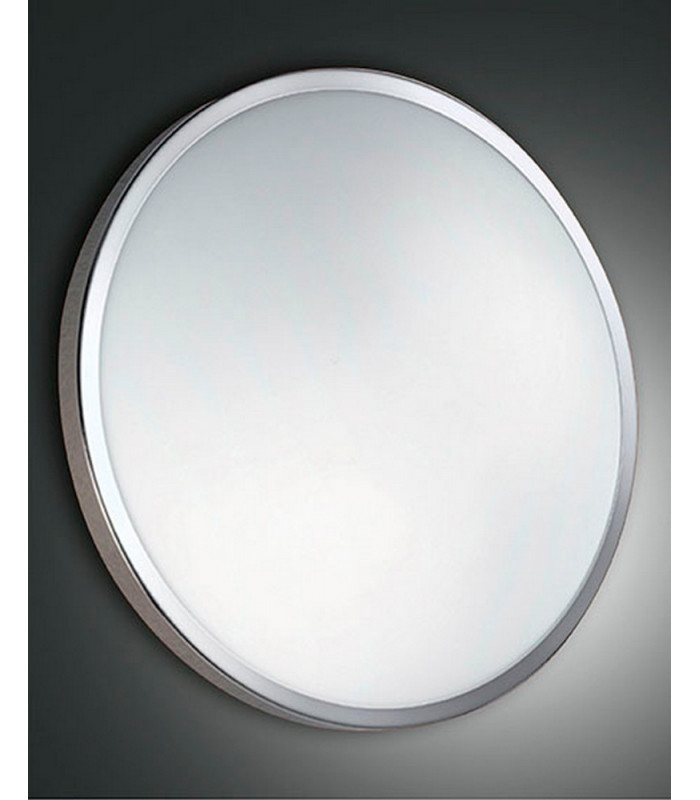Plaza LED Panels Satin Nickel Glass IP41