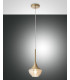Apollo Dome Pendant Ceiling Lights Satin Brass Glass E27-1
