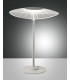 Vela Integrated LED Table Lamp White Glass-1