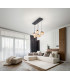 Gillis Cluster Pendant Ceiling Light Amber Glass E27-2