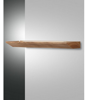 Linus LED Wall Uplight Oak Glass-1