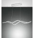 Sinuo LED Integrated Pendant Ceiling Light Light White Glass