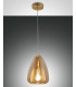 Britton Dome Pendant Ceiling Lights Amber Glass E27
