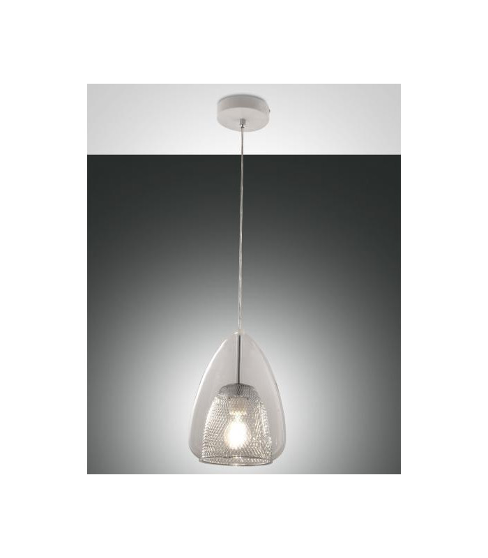 Britton Dome Pendant Ceiling Lights Transparent Glass E27-1