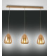 Britton Straight Bar Pendant Ceiling Light Amber Glass E27-1