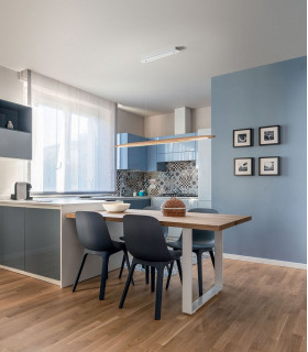 Ribot LED Integrated Pendant Ceiling Light Light Oak Glass-2