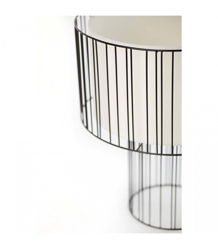 1 Light Table Lamp White, Black, E27 - 2