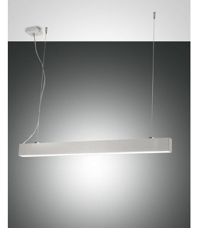 Next LED Integrated Pendant Ceiling Light Light White Glass-1