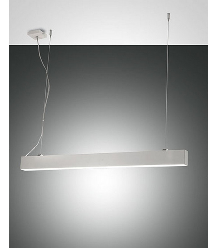 Next LED Integrated Pendant Ceiling Light Light White Glass-1