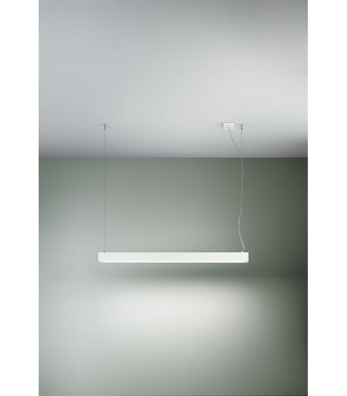Next LED Integrated Pendant Ceiling Light Light White Glass-2