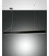 Next LED Integrated Pendant Ceiling Light Light Black Glass-1