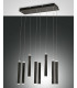 Prado LED Cluster Pendant Ceiling Light Black Glass-1