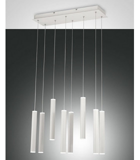 Prado LED Cluster Pendant Ceiling Light White Glass-1