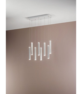 Prado LED Cluster Pendant Ceiling Light White Glass-2