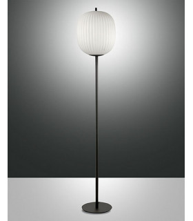 Domizia Glass & Crystal Lamp Black Glass E27-1