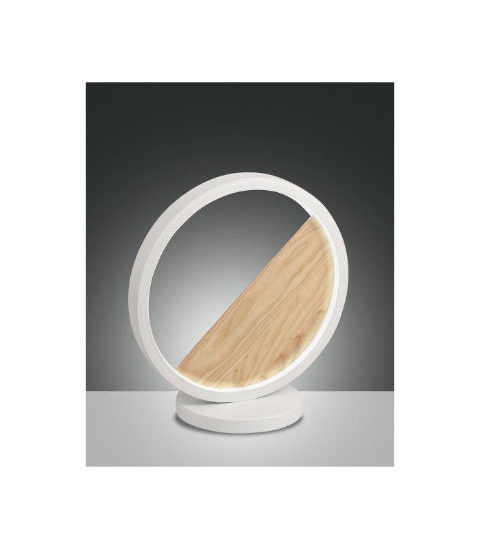 Pierre Integrated LED Table Lamp White Glass-1