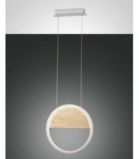 Pierre LED Integrated Pendant Ceiling Light Light White Glass