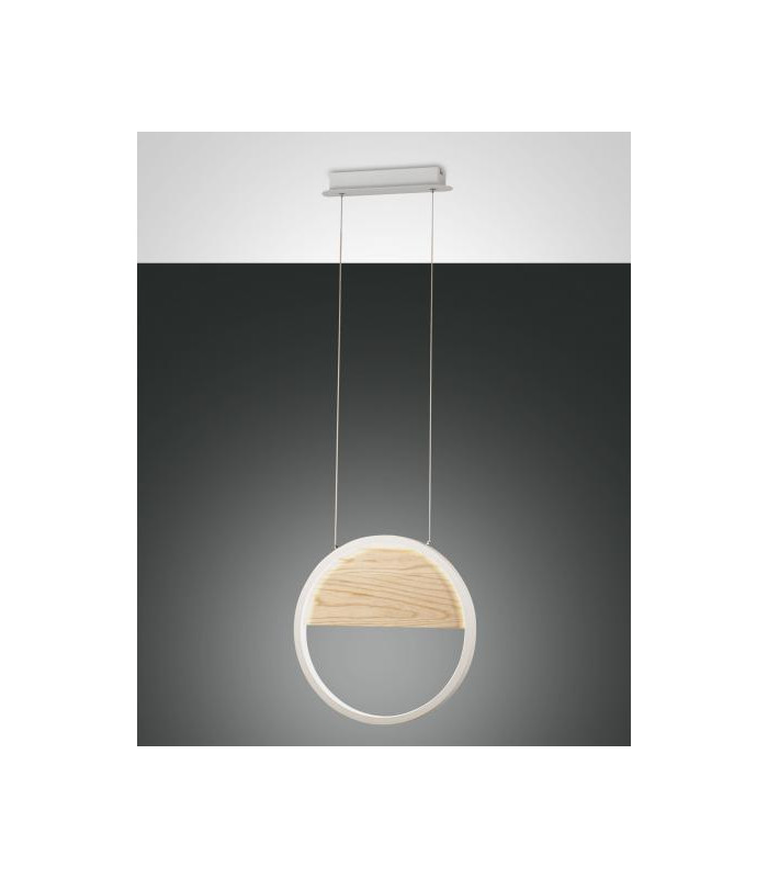 Pierre LED Integrated Pendant Ceiling Light Light White Glass