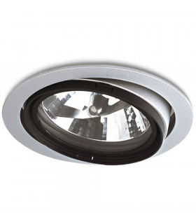 Round Recessed Downlight Aluminum G53 Bulb