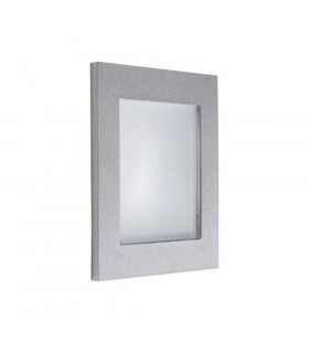 Square Recessed Wall Light Aluminum
