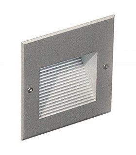 Square Recessed Wall Light Aluminum