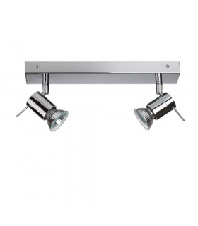 Penna 2 Light Twin Spotlight Chrome