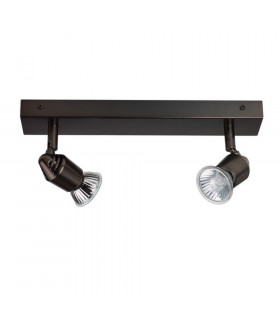 Bomba 2 Light Twin Spotlight Bronze