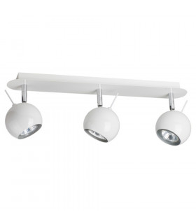 Rocca 3 Light Spotlight Bar Glossy White