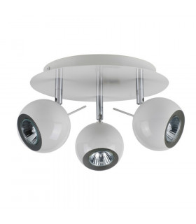 Rocca 3 Light Spotlight Clusters Glossy White