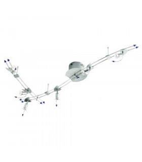 Rail-Set 6 Light Spotlight Bar Gx5.3 Bulb