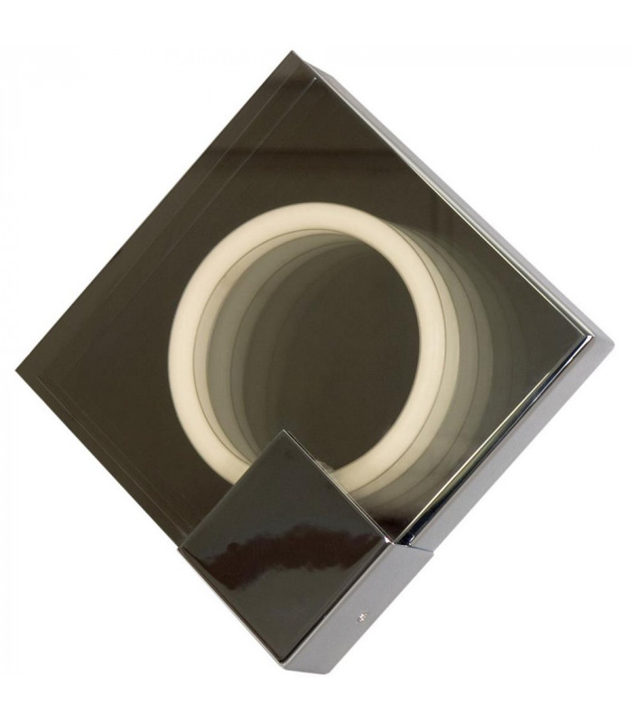 Flush Wall Light Chrome G10Q Bulb