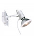 Single Spotlight White Metal