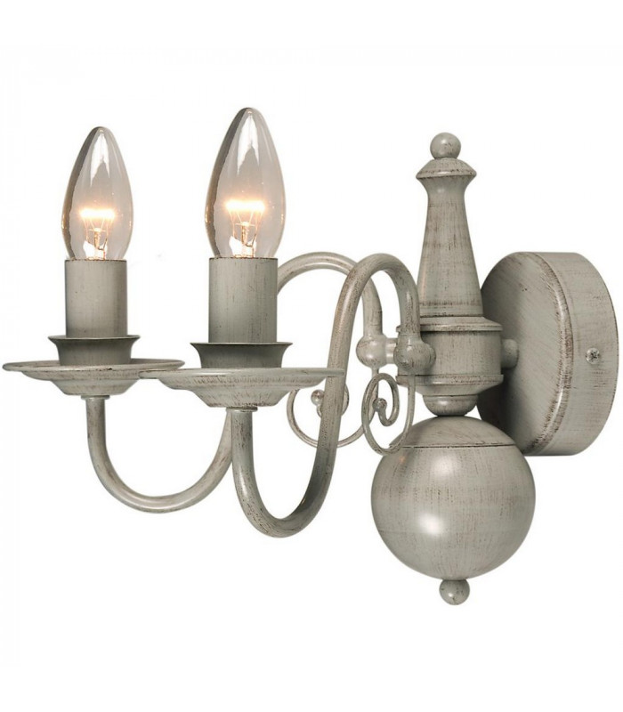 Brugge Candle Wall Light Gray
