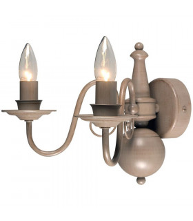 Brugge Candle Wall Light Pale Taupe