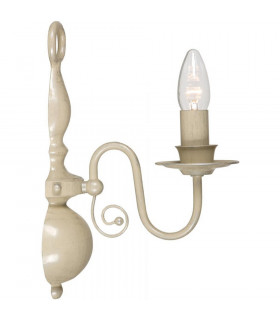 Brugge Candle Wall Light Ivory