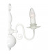 Brugge Candle Wall Light Glossy White
