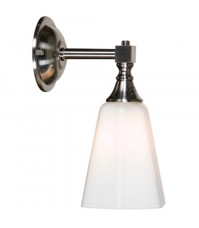 Classic Bathroom Wall Light Satin Nickel IP44