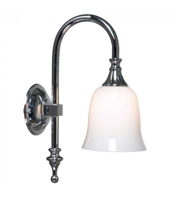Classic Bathroom Wall Light Chrome IP44
