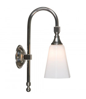 Classic Bathroom Wall Light Satin Nickel IP44