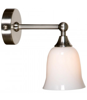 Classic Bathroom Wall Light Satin Nickel IP44