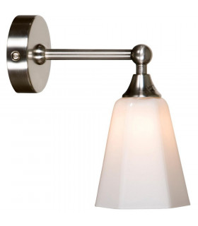 Classic Bathroom Wall Light Satin Nickel IP44