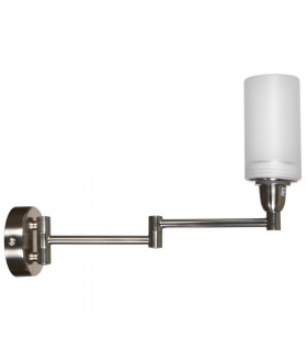 Classic Bathroom Wall Light Satin Nickel IP44